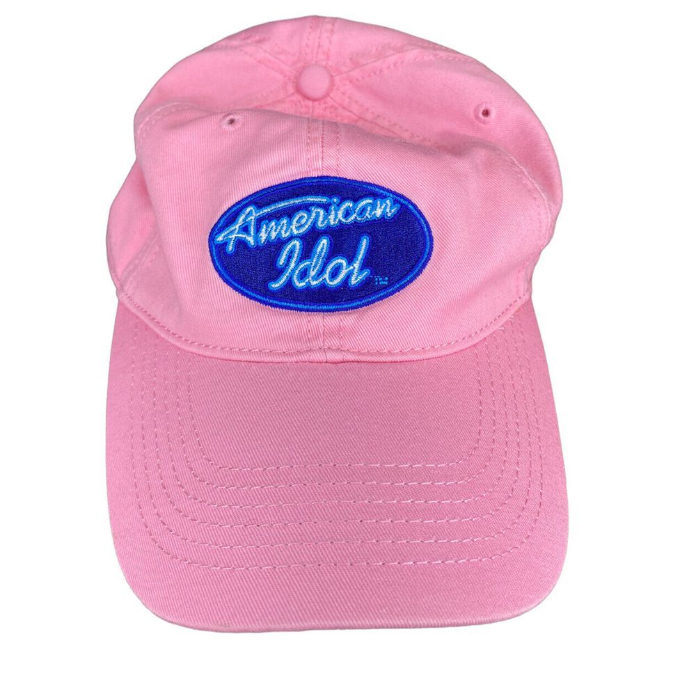 American Idol Pink Cap Baseball Hat Adjustable Cotton